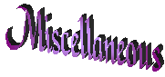 Miscellaneous